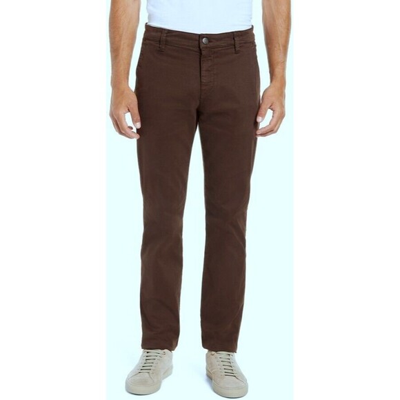 NWT Mavi Jeans Co 33 x 28 Edward Slim Straight Soft Touch Brown Flex Pants